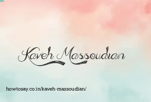 Kaveh Massoudian