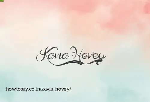 Kavia Hovey