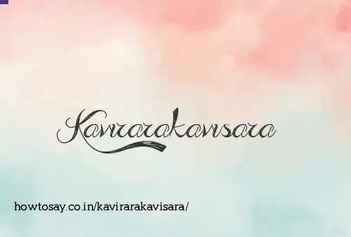 Kavirarakavisara