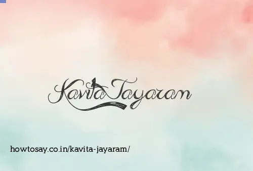 Kavita Jayaram