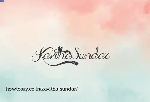 Kavitha Sundar