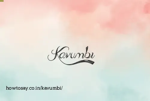 Kavumbi