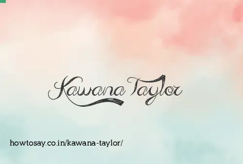 Kawana Taylor