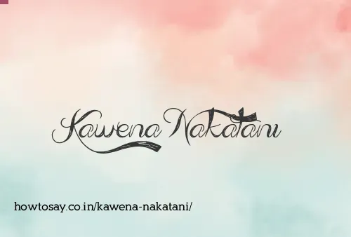 Kawena Nakatani