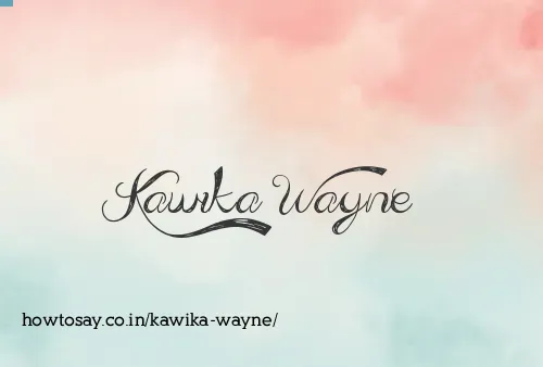 Kawika Wayne