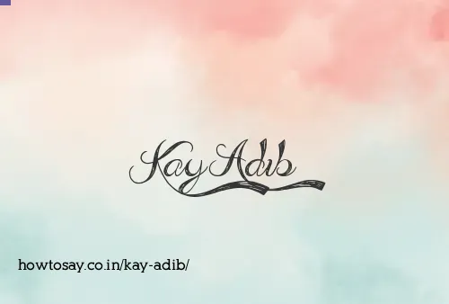 Kay Adib