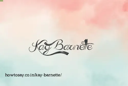 Kay Barnette