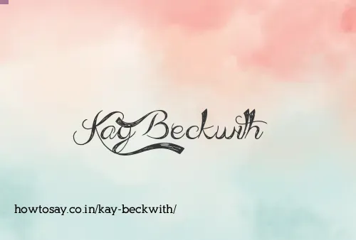 Kay Beckwith