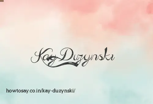 Kay Duzynski