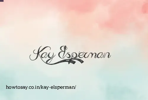 Kay Elsperman