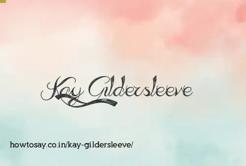 Kay Gildersleeve