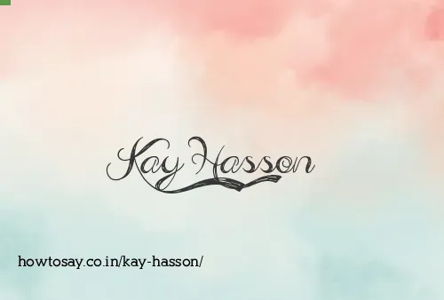 Kay Hasson