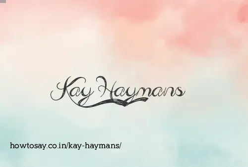 Kay Haymans