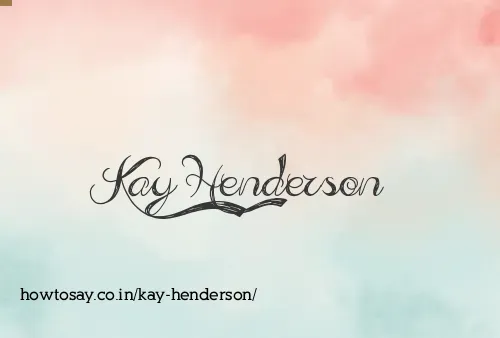Kay Henderson