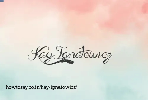 Kay Ignatowicz