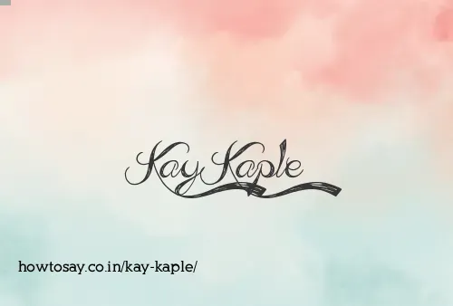 Kay Kaple
