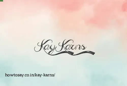 Kay Karns