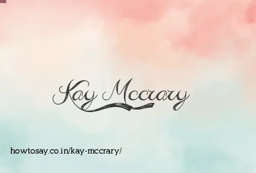 Kay Mccrary