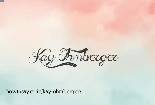 Kay Ohmberger