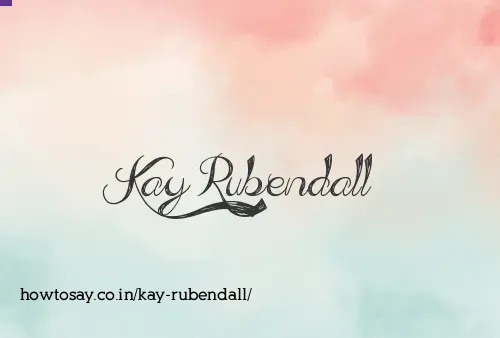 Kay Rubendall