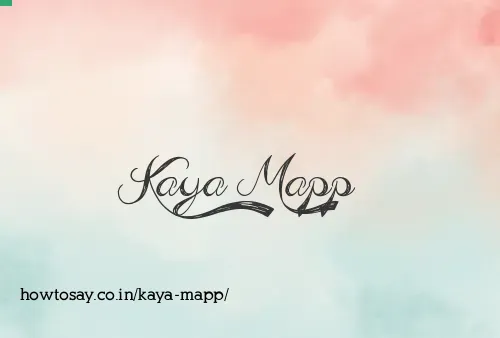 Kaya Mapp