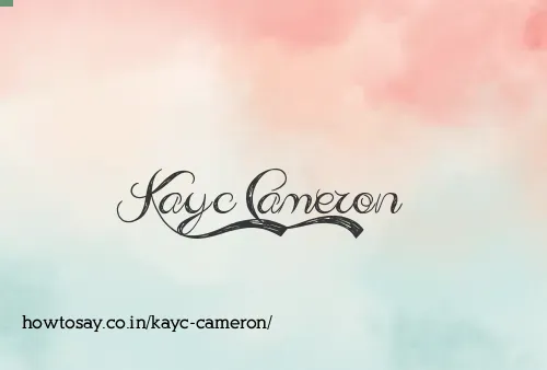 Kayc Cameron