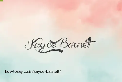 Kayce Barnett