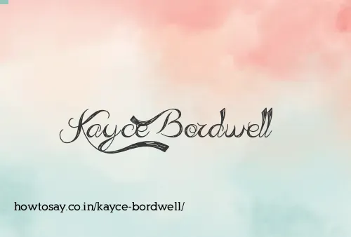 Kayce Bordwell
