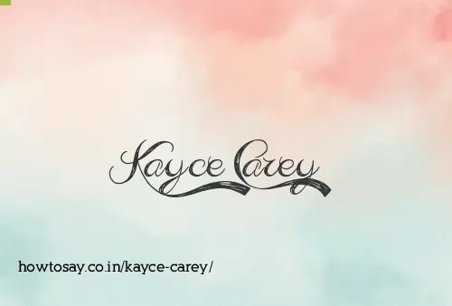 Kayce Carey