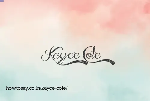Kayce Cole
