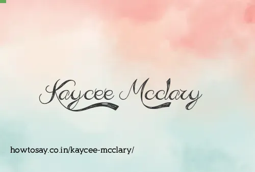 Kaycee Mcclary