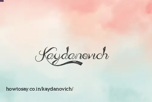 Kaydanovich
