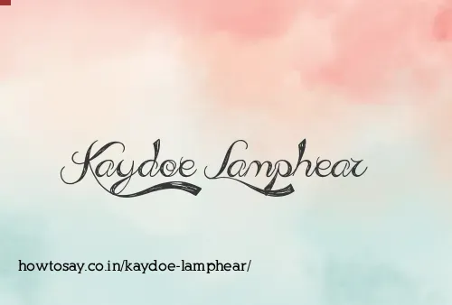 Kaydoe Lamphear