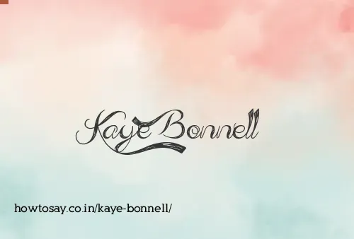Kaye Bonnell