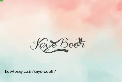 Kaye Booth