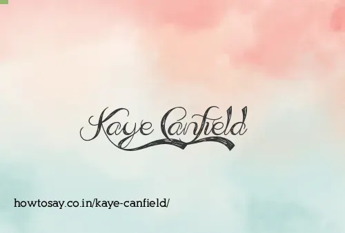 Kaye Canfield