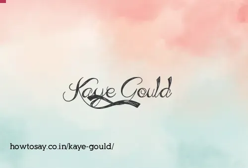 Kaye Gould