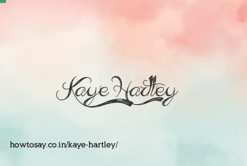Kaye Hartley