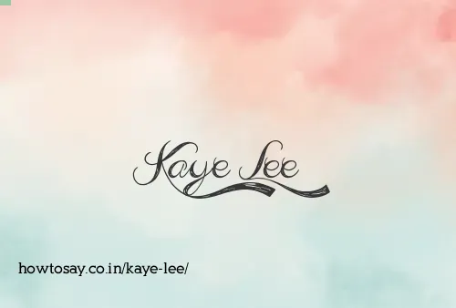 Kaye Lee