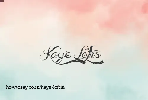 Kaye Loftis