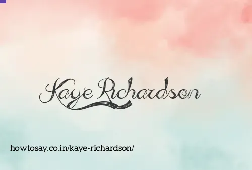 Kaye Richardson