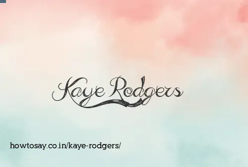Kaye Rodgers
