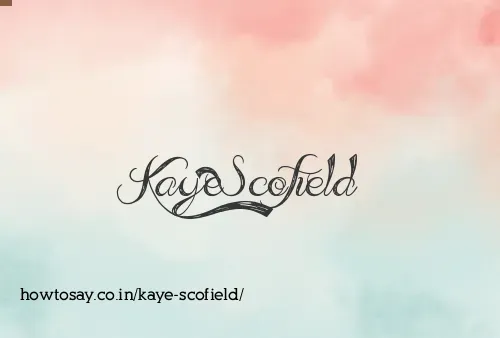 Kaye Scofield