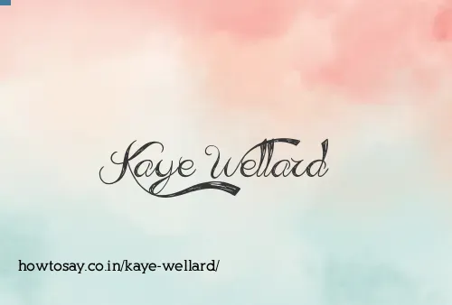Kaye Wellard
