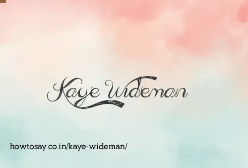 Kaye Wideman