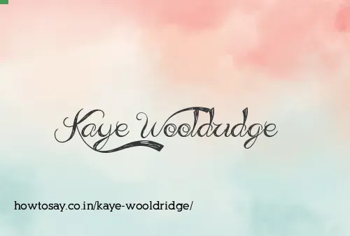 Kaye Wooldridge