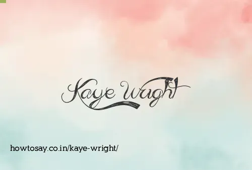Kaye Wright