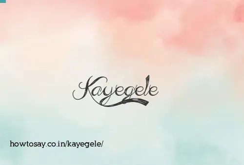 Kayegele