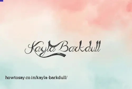 Kayla Barkdull