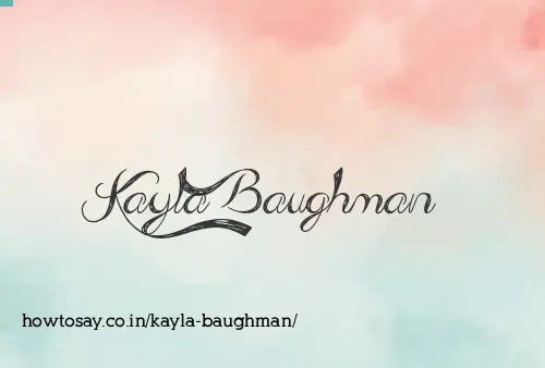 Kayla Baughman